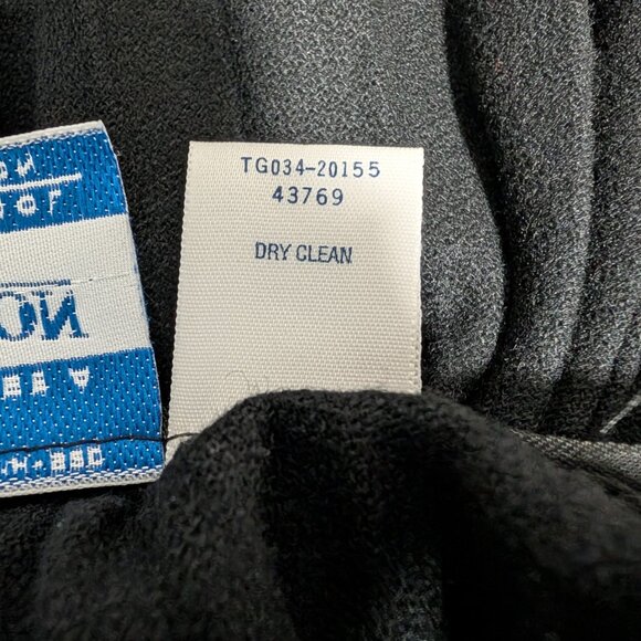 Vintage Pendleton Womens Size 6 Black Pleated 100% Pure New Wool Midi Skirt - Picture 8 of 8